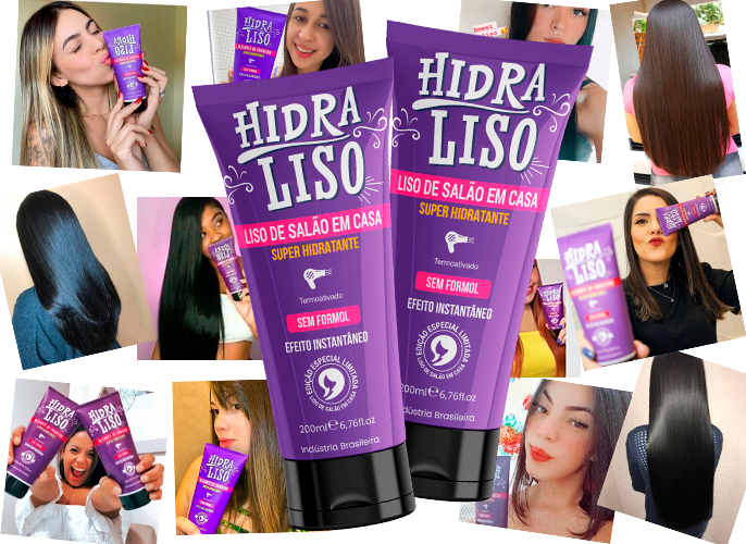 Hidraliso para todos os tipos de cabelo.